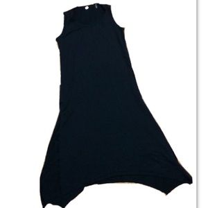 Margaret O’Leary black sheath dress